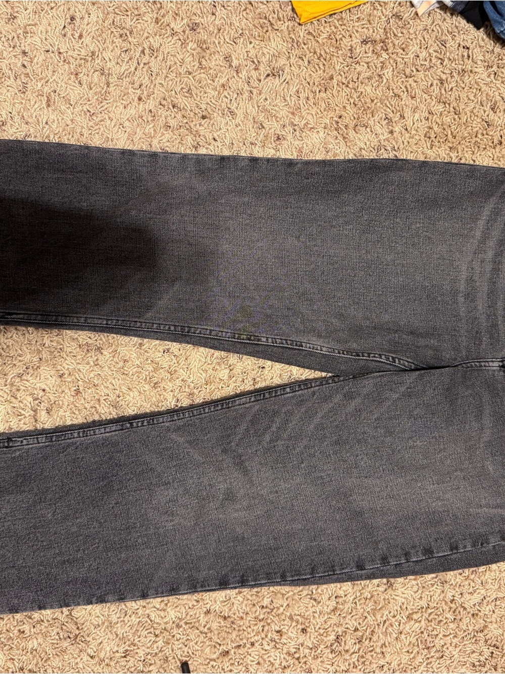 Abercrombie & Fitch Black High-Rise Straight Jeans